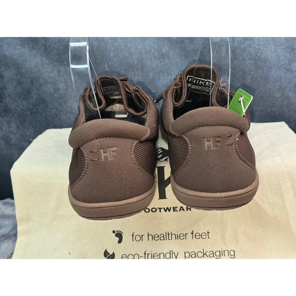 NWT Hike Footwear Reed Barefoot Shoes Dark Brown Loafers EU 43 Mens 10/10.5